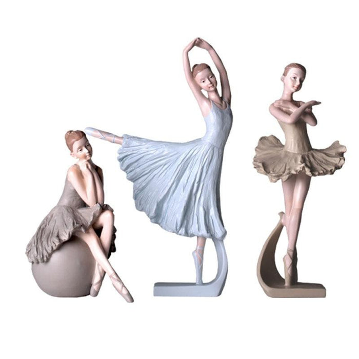 Ballerina Girls Figurines Desk Decoration