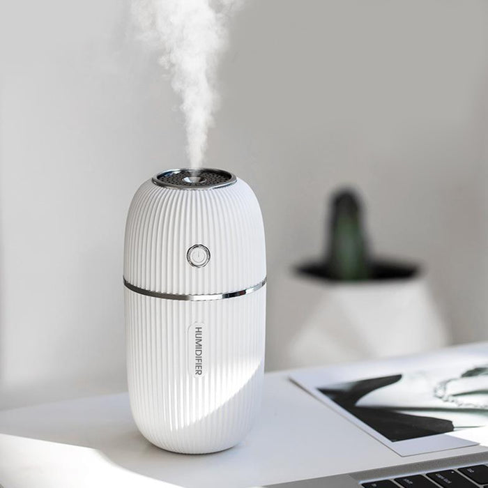 300ml Mini Air Humidifier Portable Mist Sprayer Car Home Wellness