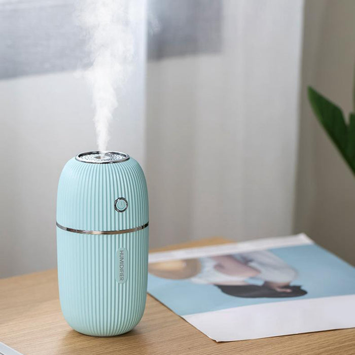 300ml Mini Air Humidifier Portable Mist Sprayer Car Home Wellness