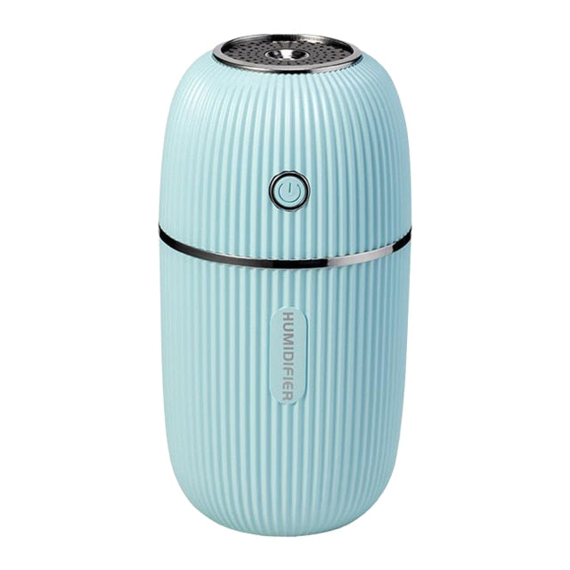 300ml Mini Air Humidifier Portable Mist Sprayer Car Home Wellness