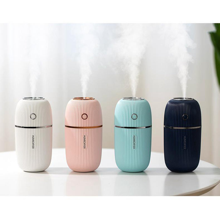 300ml Mini Air Humidifier Portable Mist Sprayer Car Home Wellness