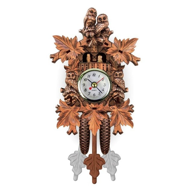 Wooden Aces Decor Cuckoo Wall Clock