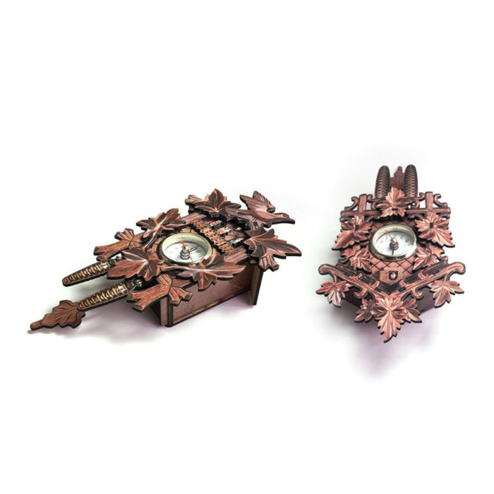 Wooden Aces Decor Cuckoo Wall Clock