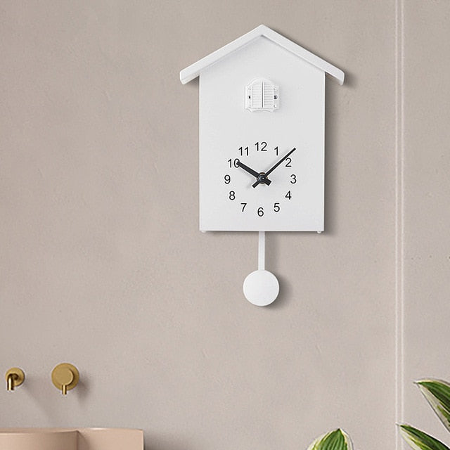 Minimalist Design Cuckoo Wall Clock