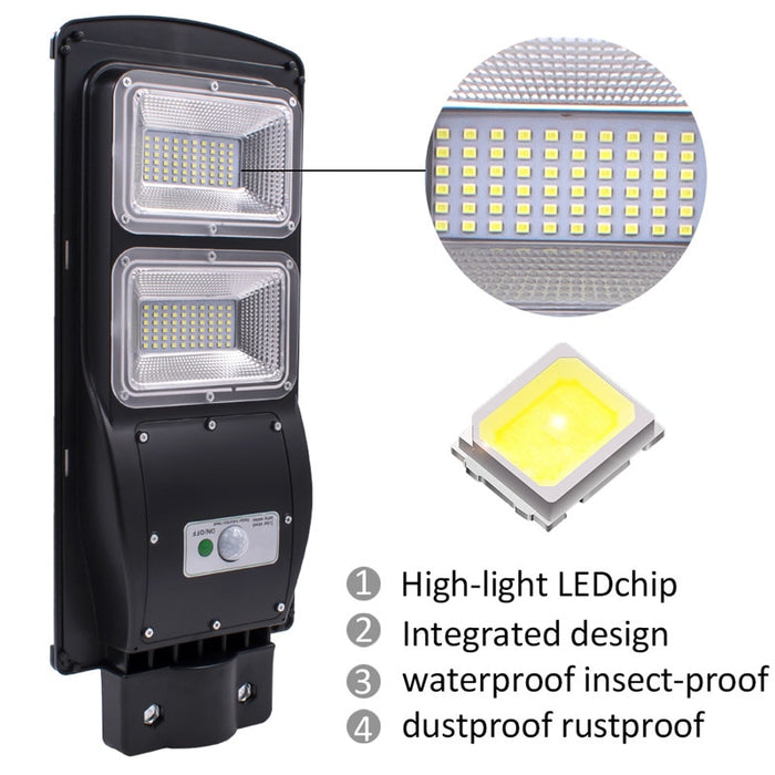 LED IP65 Solar Radar Motion 2 In 1 Outdoor Light