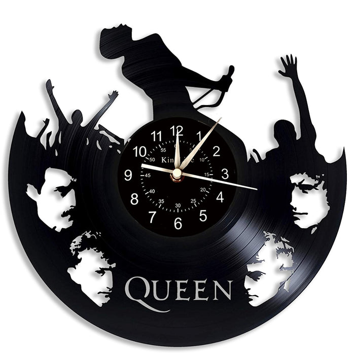 Queen Band Silhouette Vinyl Wall Clock
