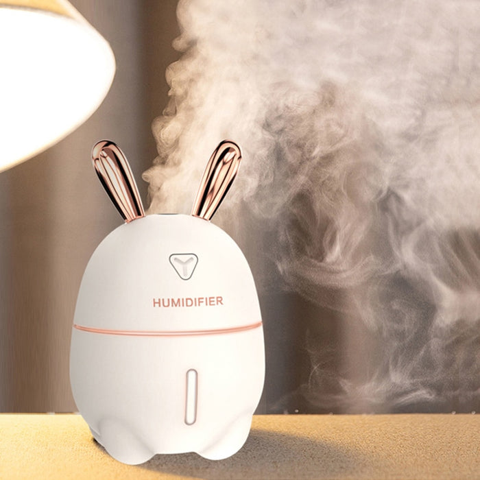 300ML Air Humidifier Cute Rabbit Design Home Wellness