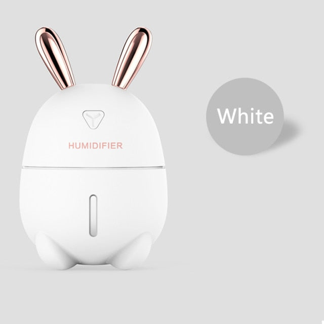 300ML Air Humidifier Cute Rabbit Design Home Wellness