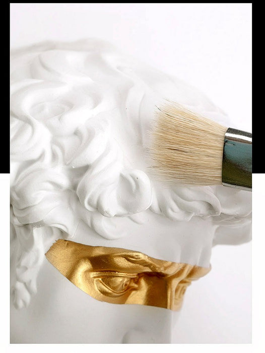 David Head Resin Statue Home Office Decor