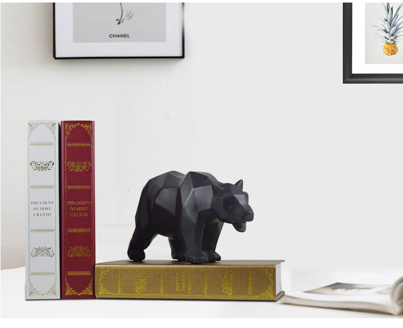 Abstract Sculpture Bear Home Decoration Figurines