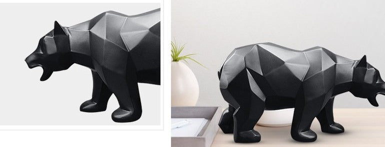 Abstract Sculpture Bear Home Decoration Figurines