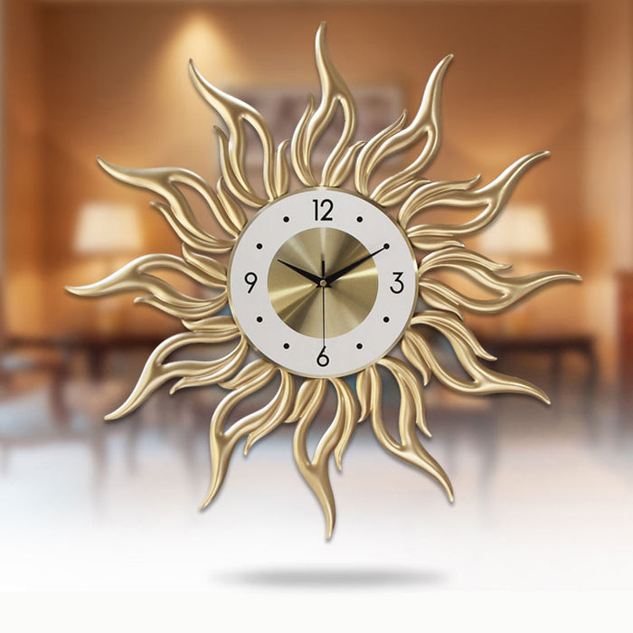 Decorative Sun Design Modern Wall Clock
