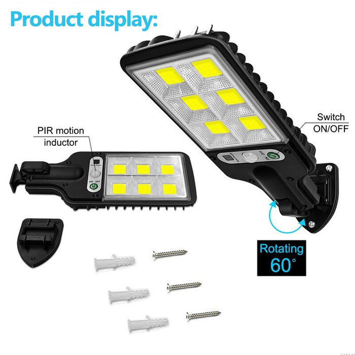 LED Solar Waterproof Motion Sensor Outdoor Light