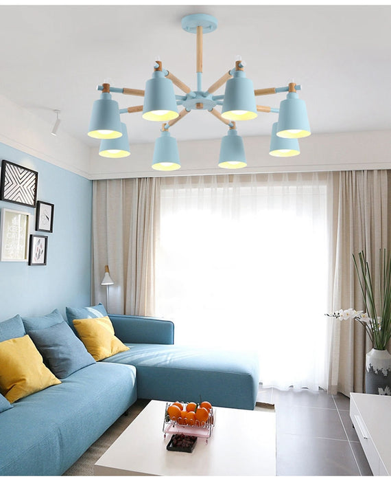 Modern Chandelier Wood Design Ceiling Lamp Decorations