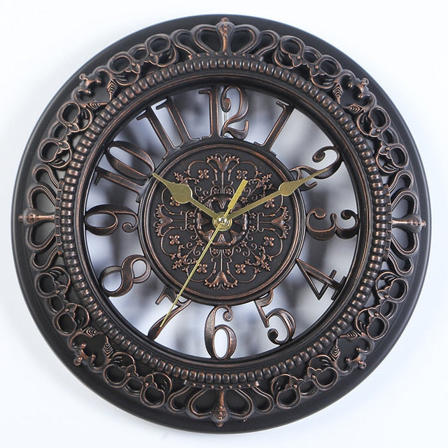 Retro 12 Inch European Creative Wall Clock