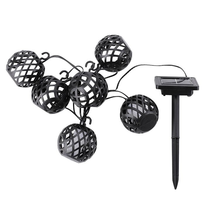 Solar LED Waterproof Flickering Flame Hanging Outdoor Light