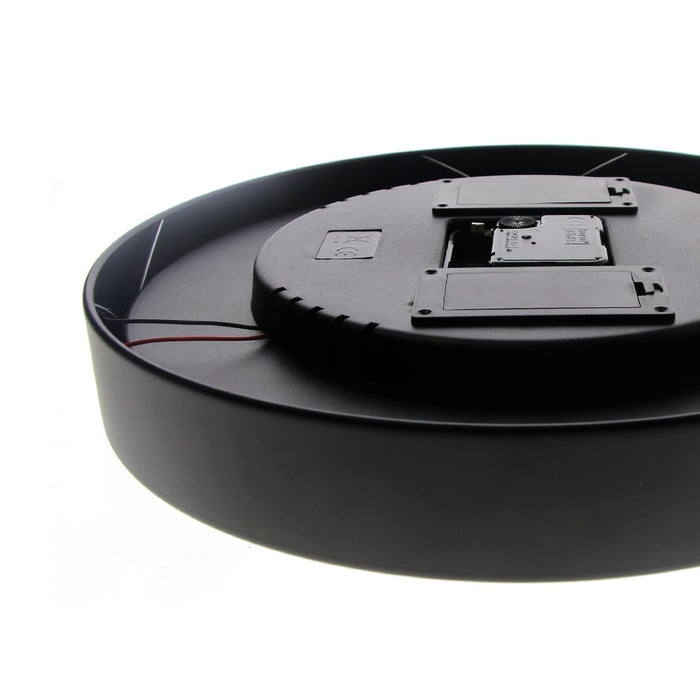 LED Metal Frame NOW design Wall Clock