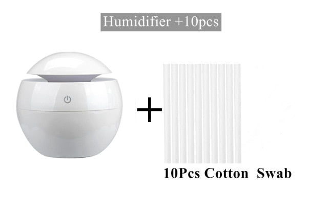 130ML USB Aroma Oil Diffuser Ultrasonic 7 Color Home Wellness