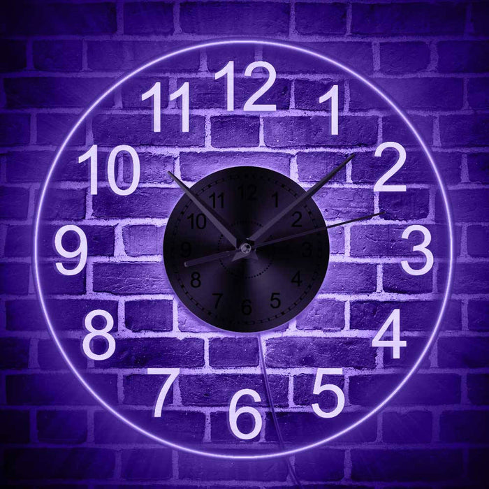 LED Illuminated Wall Clock