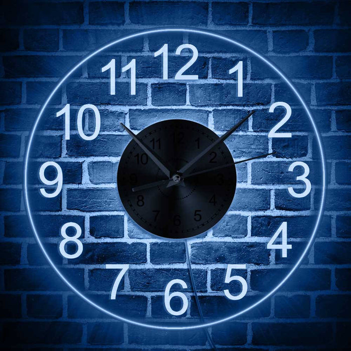 LED Illuminated Wall Clock