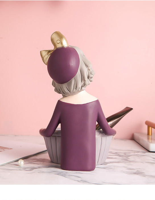 Cute Girl Desk Organizer
