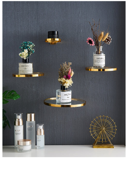 Glass Shelf Design Decorative Wall Organizer