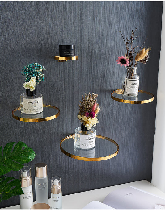 Glass Shelf Design Decorative Wall Organizer