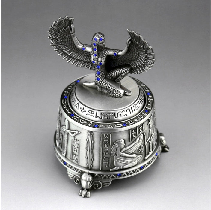 Classic Egyptian Goddess Music Box Desk Decor