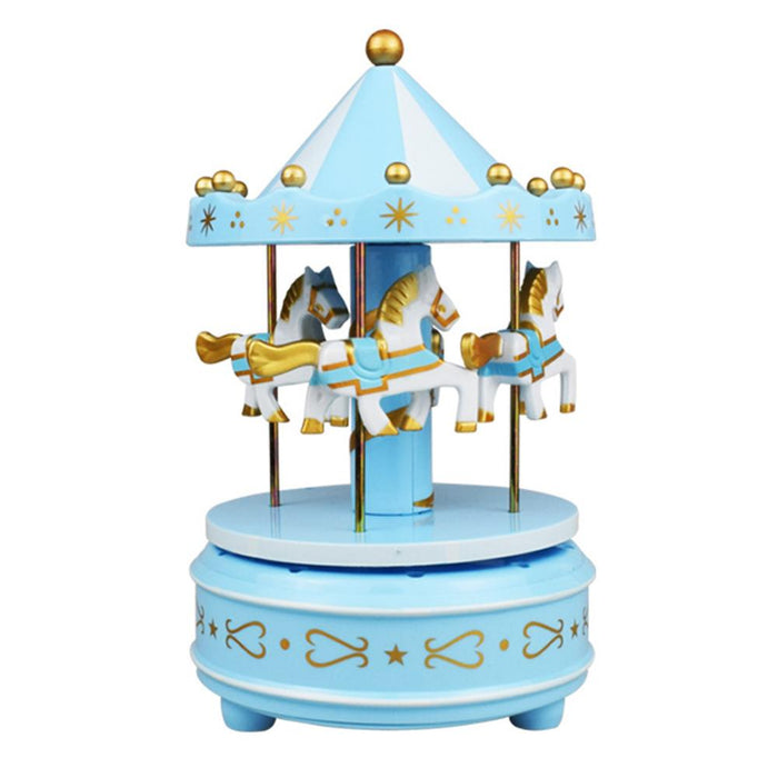 Music Box Merry-Go-Round Desk Decorations