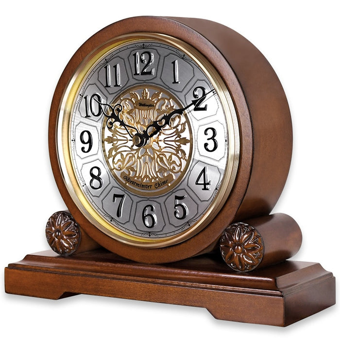 Retro Solid Wood Decorative Table Clock