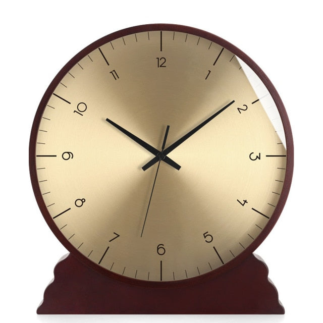 Simple European Design Decorative Table Clock