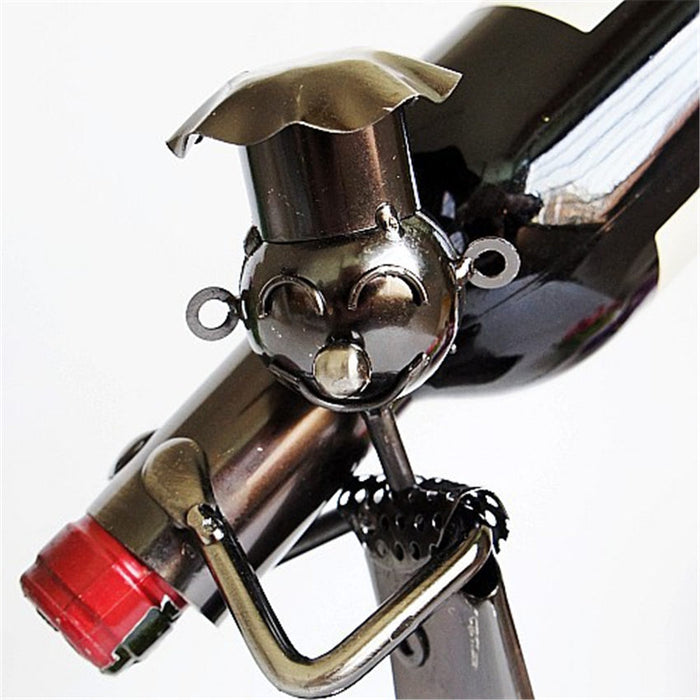 Creative Iron Chef Wine Bottle Holder
