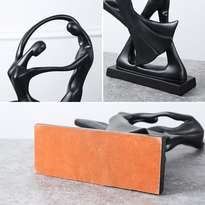Simple Dancing Resin Sculpture Home Desk Decoration