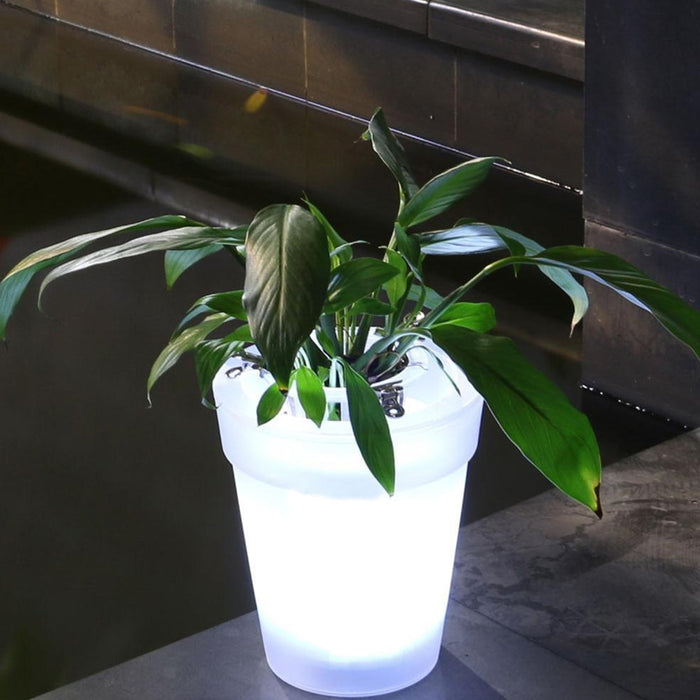 Solar Power Flowerpot LED Outdoor Light