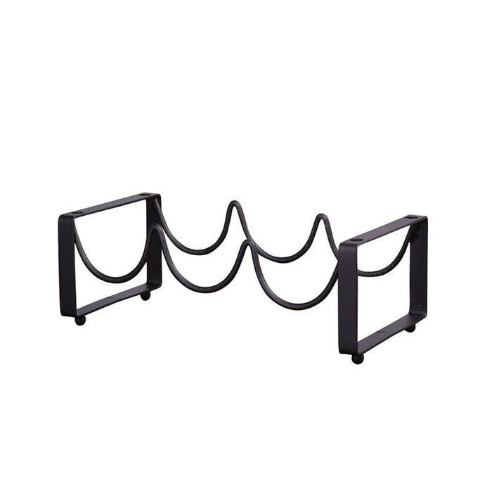 Vintage Wire Design Wine Rack Home Decor