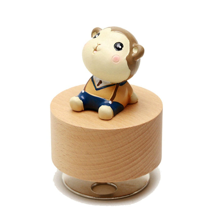 Creative Resin Animals Music Box Home Decor