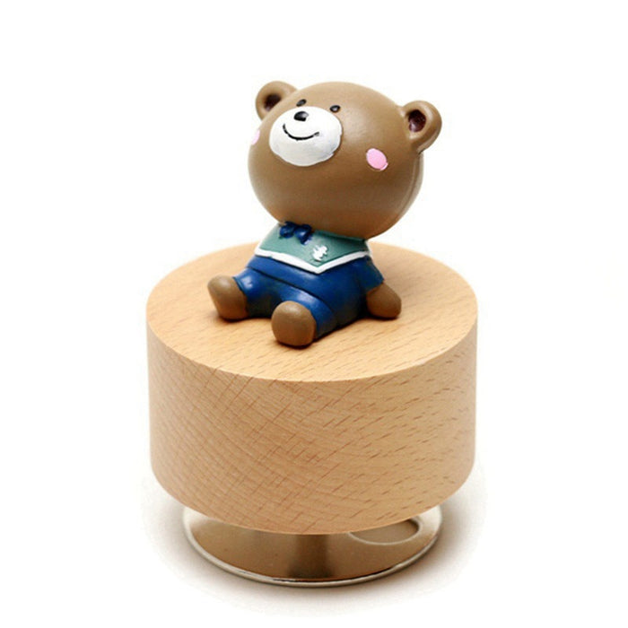 Creative Resin Animals Music Box Home Decor