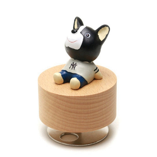 Creative Resin Animals Music Box Home Decor