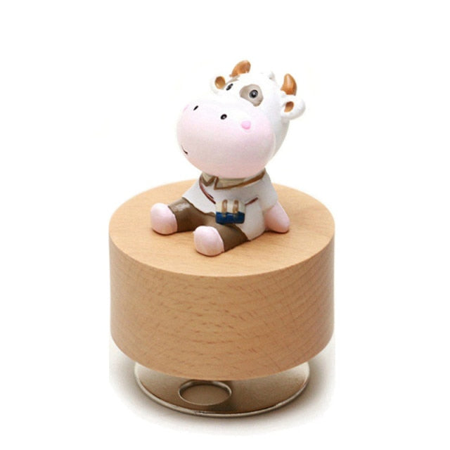 Creative Resin Animals Music Box Home Decor