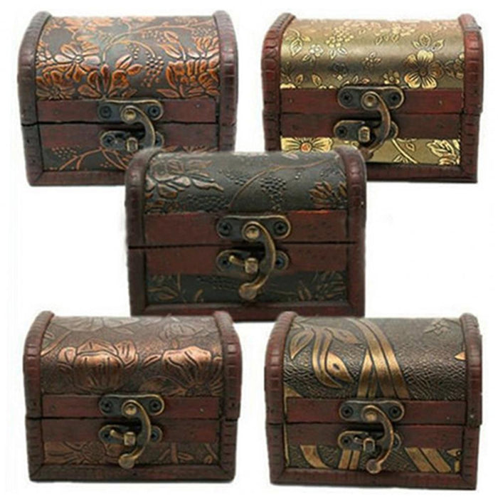 Vintage Chest Type Jewelry Box Organizer