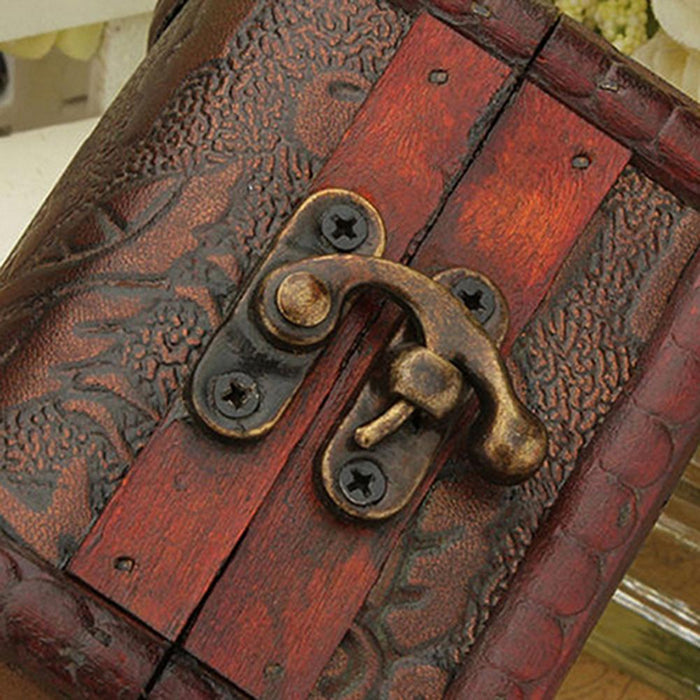 Vintage Chest Type Jewelry Box Organizer