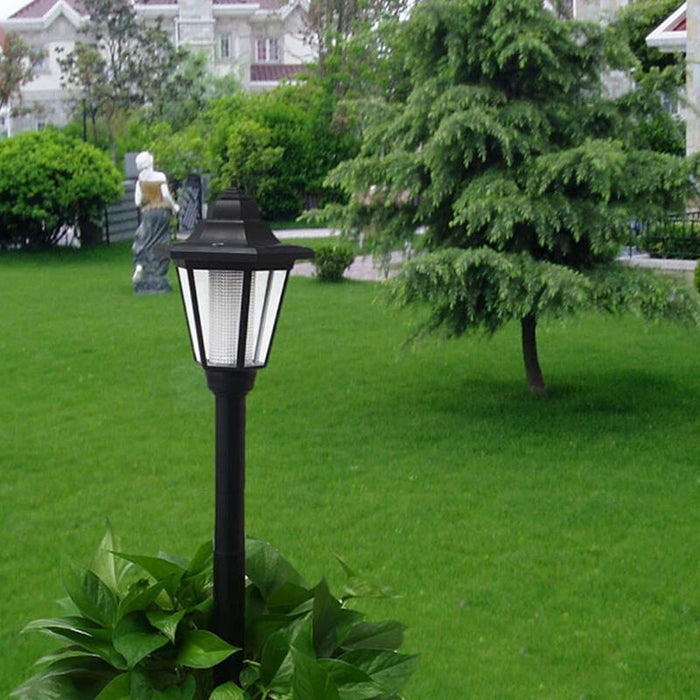 Waterproof Solar Power LED Lamp Post Outdoor Light