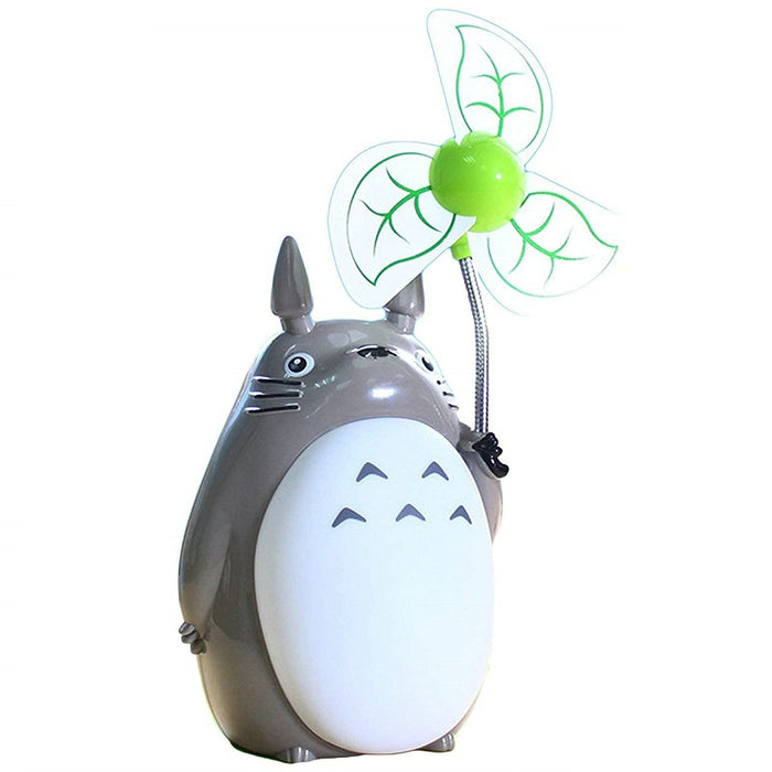 Anime Totoro Fan and Lamp USB Rechargeable Desk Light Home Decor