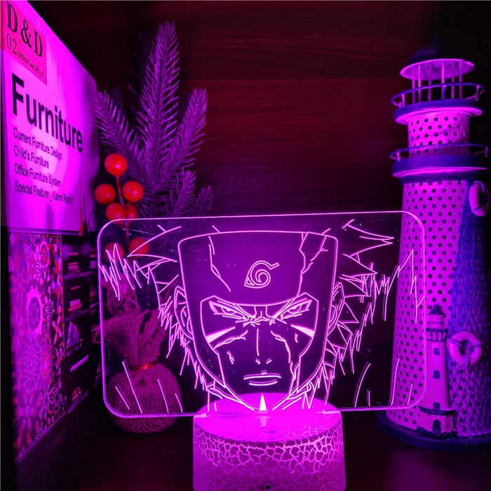 Anime NARUTO Tobirama Senju Figure LED Desk Light Home Decor