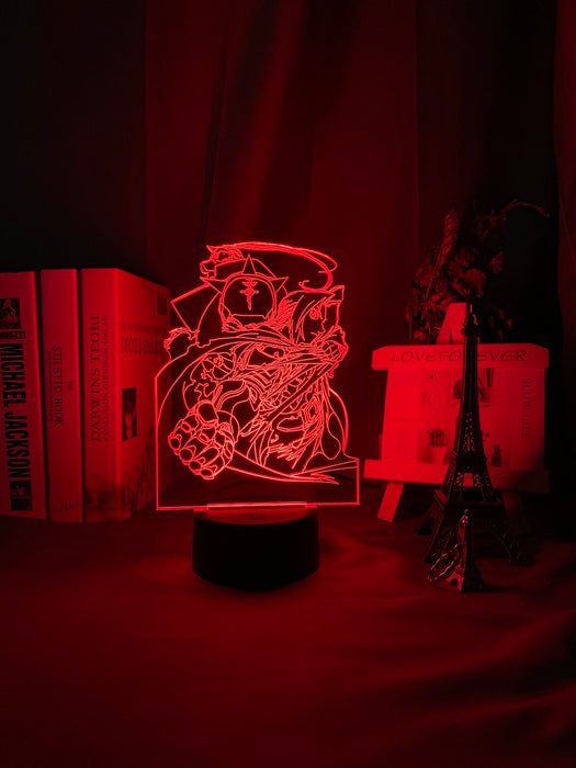 Anime Fullmetal Alchemist Edward Elric LED Desk Light Home Decor