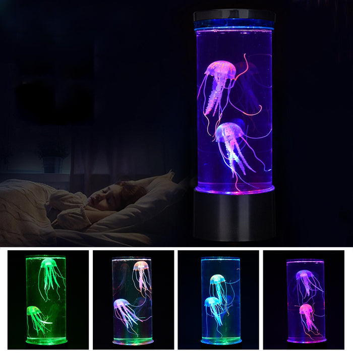 Decorative Jellyfish Aquarium Style LED Desk Light Home Decor
