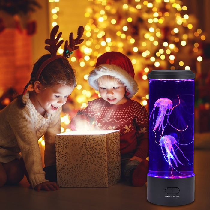 Decorative Jellyfish Aquarium Style LED Desk Light Home Decor