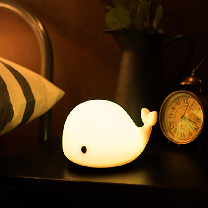 Cute LED Whale Desk Light Home Decor
