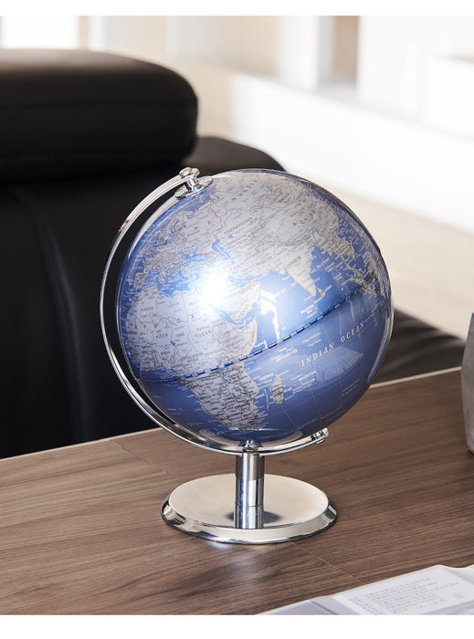 World Globe Map Alloy Home Desk Decoration