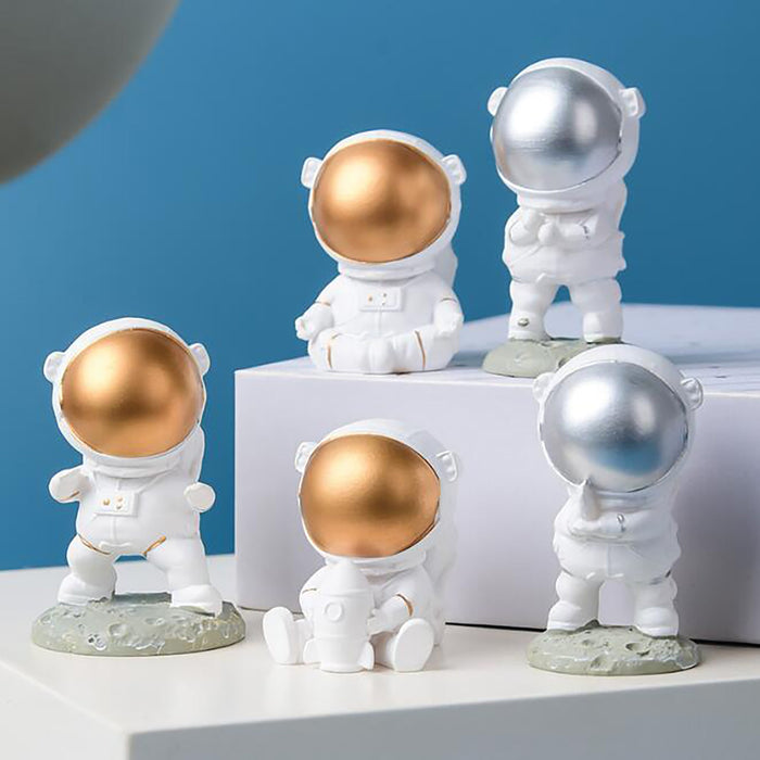 Cute Mini Astronaut Figurines Home Desk Decoration